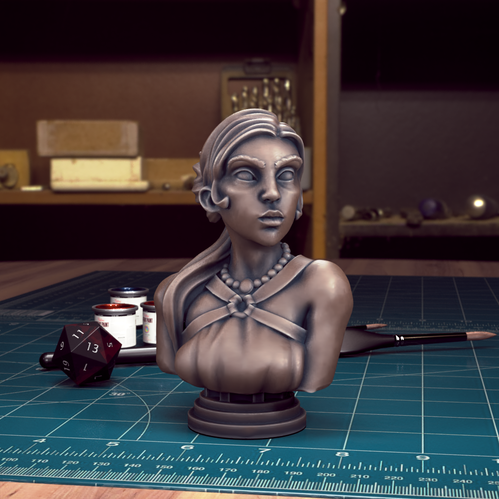 TytanTroll Miniatures: Curse of Strahd - Gertruda Bust