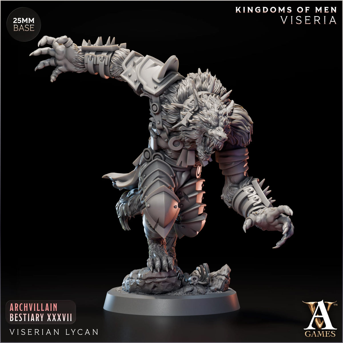 Archvillain Games - Bestiary XXXVII: Viserian Lycan