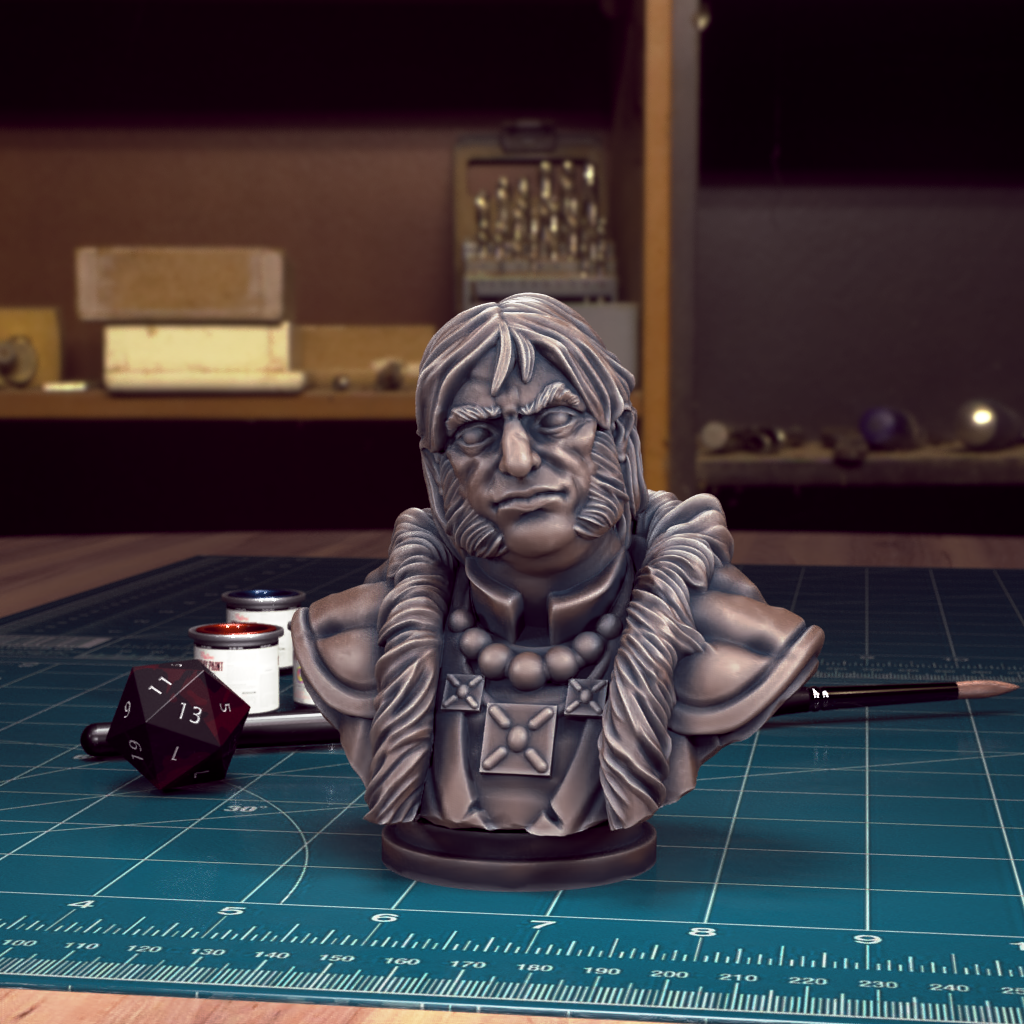 TytanTroll Miniatures: Curse of Strahd - Kolyan Bust
