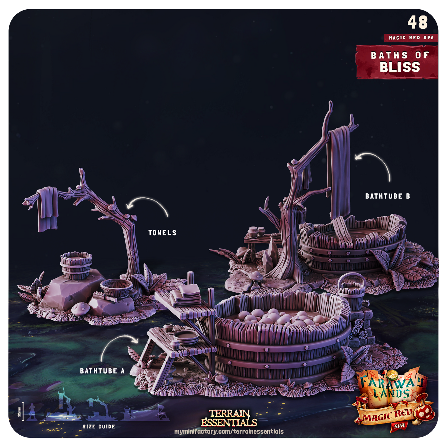 Terrain Essentials 048 - Red Magic Spa: Bath of Bliss