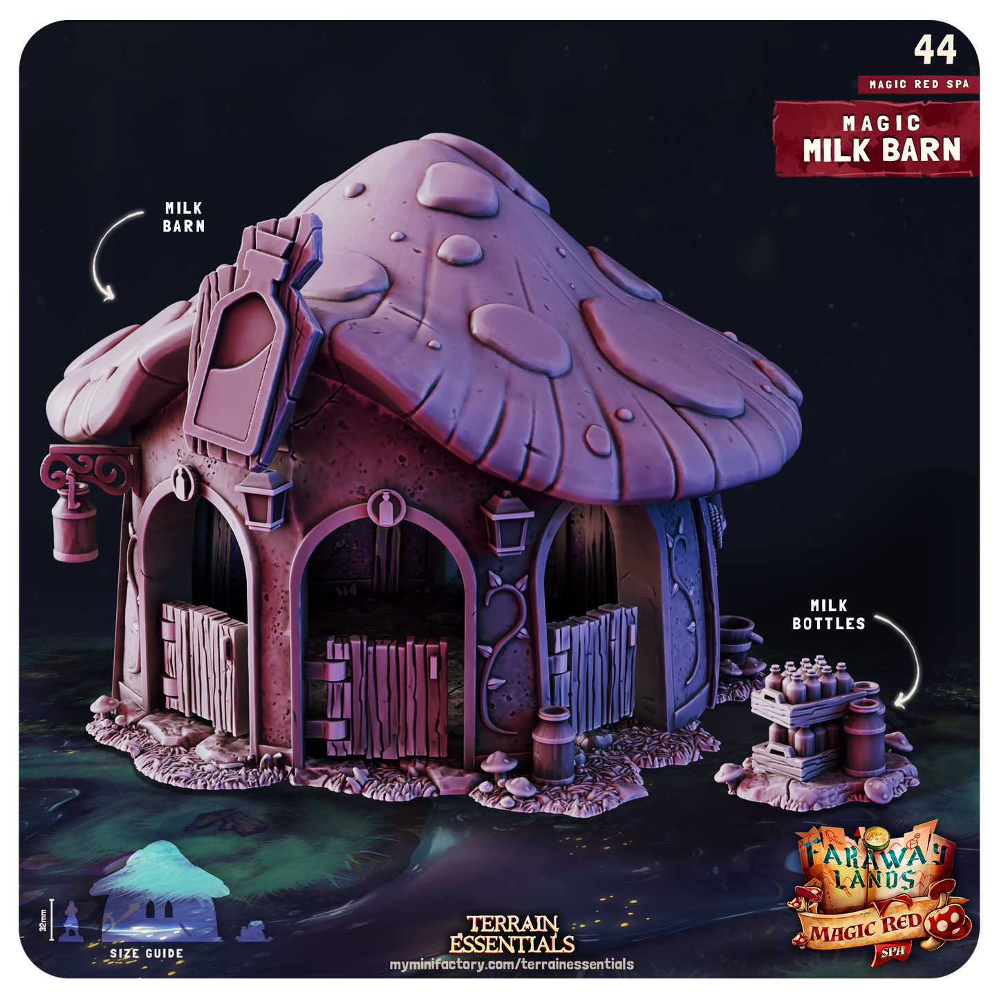 Terrain Essentials 044 - Red Magic Spa: Magic Milk Barn