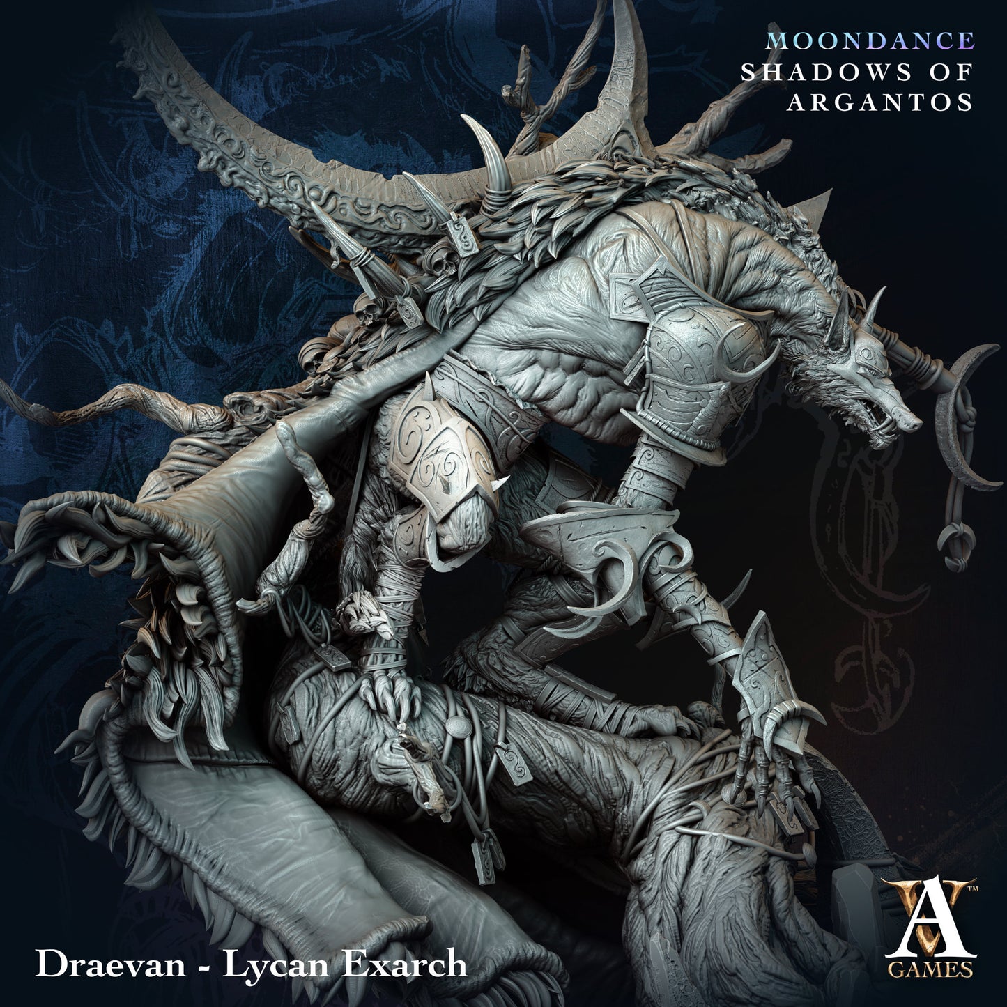 Archvillain Games - Moondance: Shadows of Argantos - Draevan Lycan Exarch