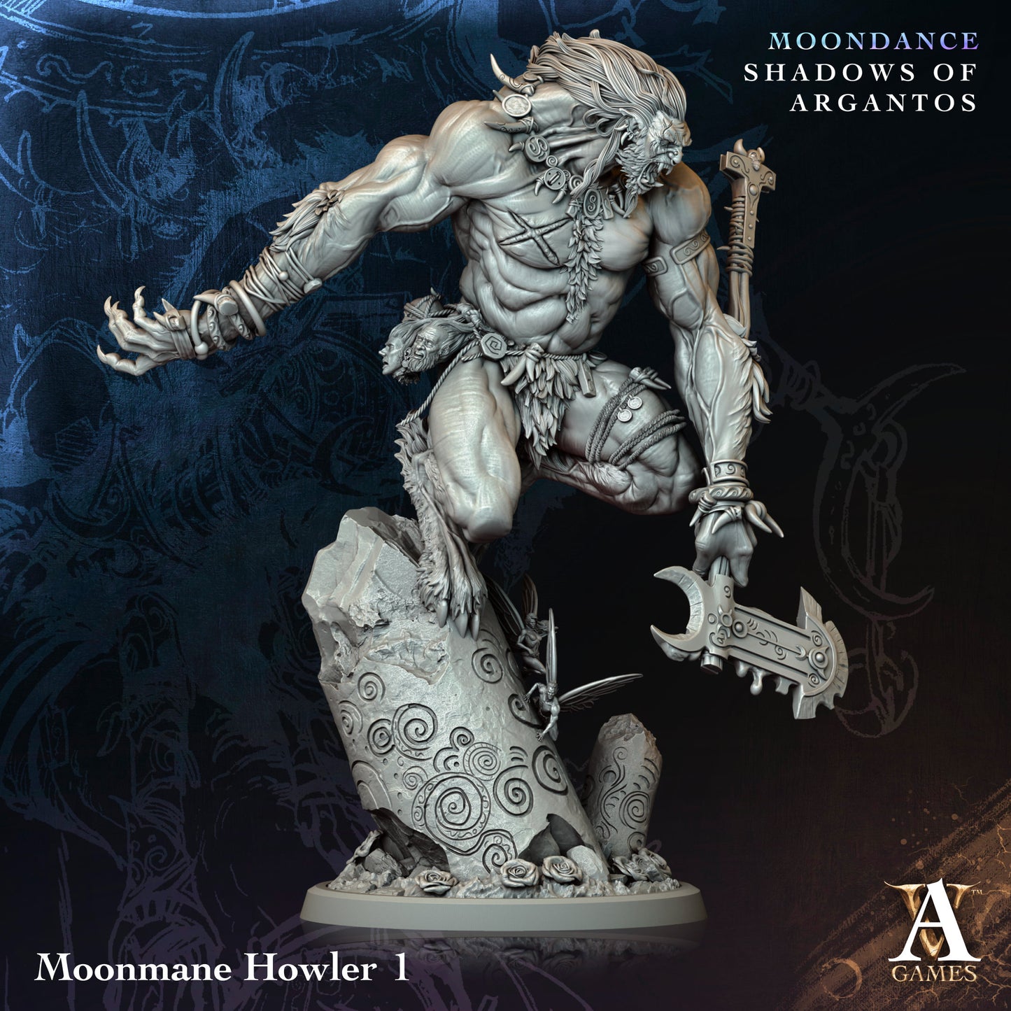 Archvillain Games - Moondance: Shadows of Argantos - Moonmane Howler 1