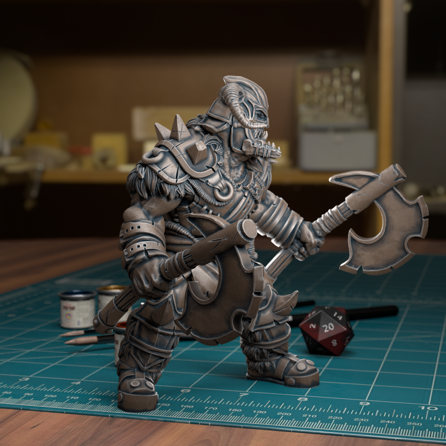 TytanTroll Miniatures - Orc Chief-Miniature-Ashdown Gaming