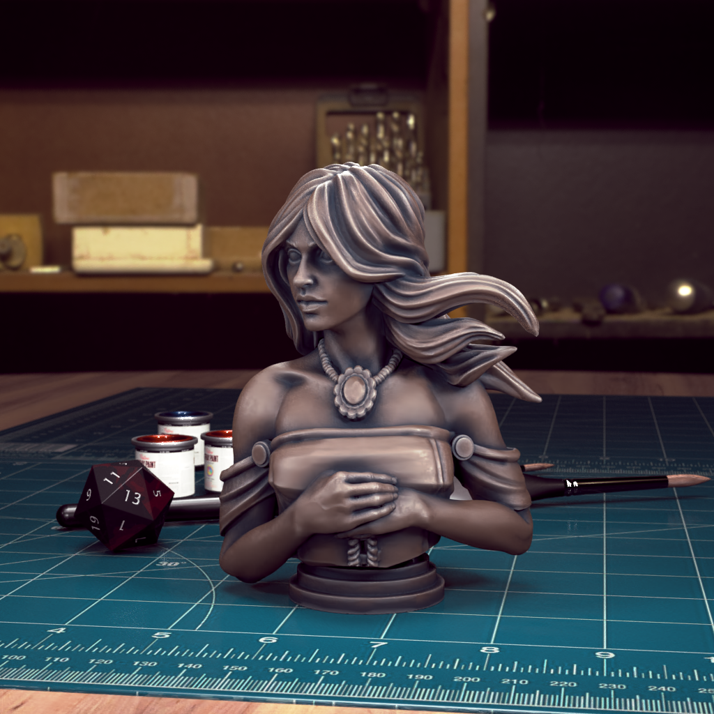 TytanTroll Miniatures: Curse of Strahd - Tatyana Bust