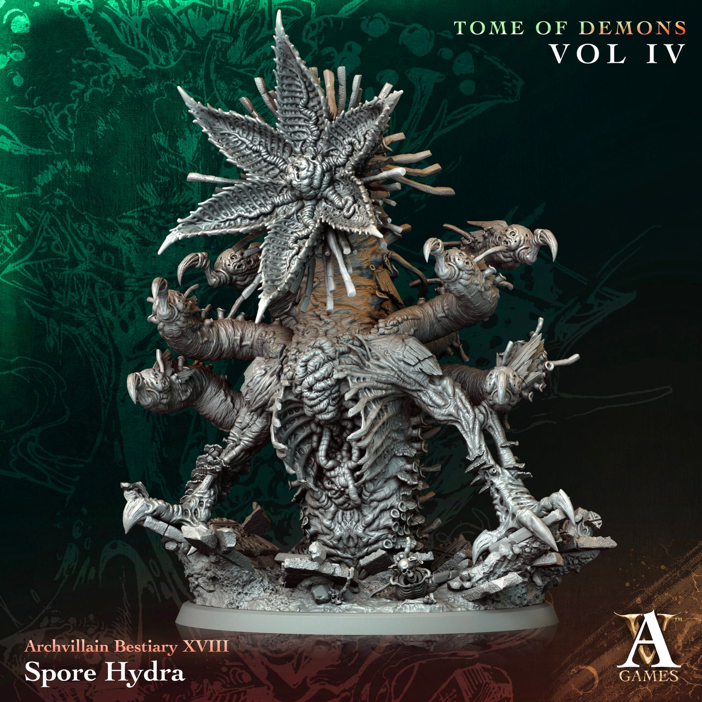Archvillain Games - Bestiary XVIII: Spore Hydra