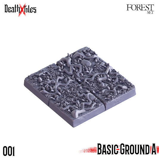 DeathXTiles - Forest Tile 001 Basic Ground A