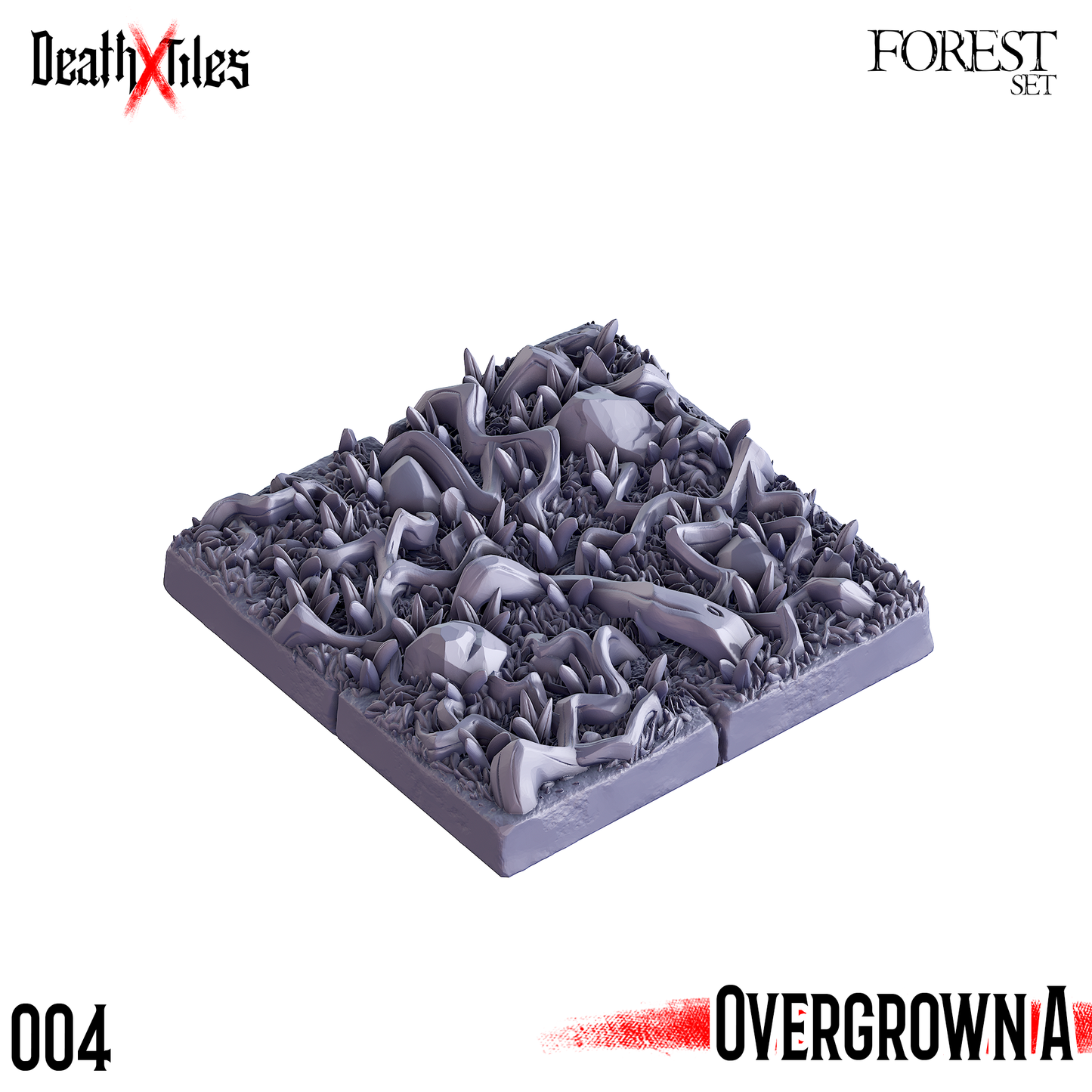 DeathXTiles - Forest Tile 004 Overgrown A