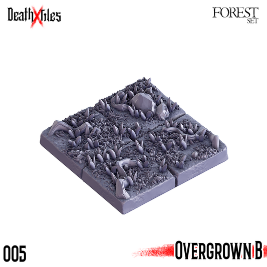 DeathXTiles - Forest Tile 005 Overgrown B