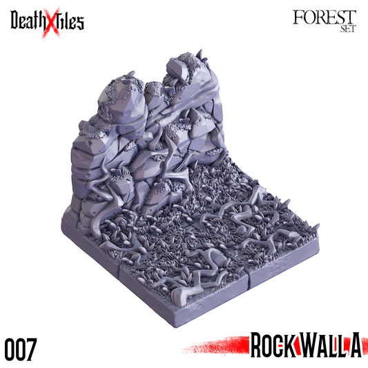 DeathXTiles - Forest Tile 007 Rock Wall A