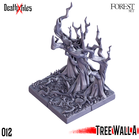 DeathXTiles - Forest Tile 012 Tree Wall A