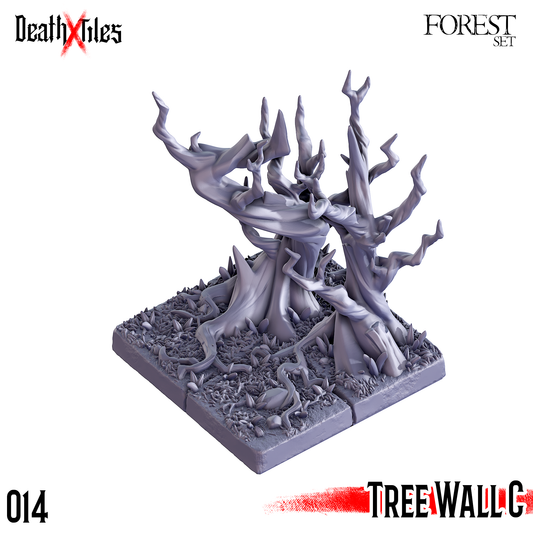 DeathXTiles - Forest Tile 014 Tree Wall C