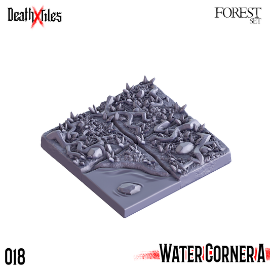 DeathXTiles - Forest Tile 018 Water Corner A