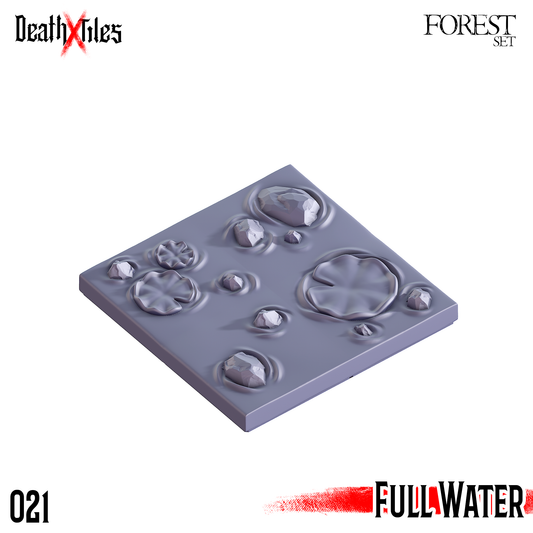 DeathXTiles - Forest Tile 021 Full Water