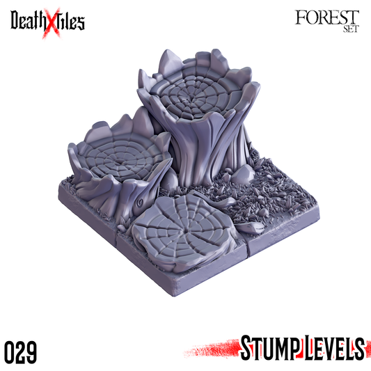 DeathXTiles - Forest Tile 029 Stump Levels