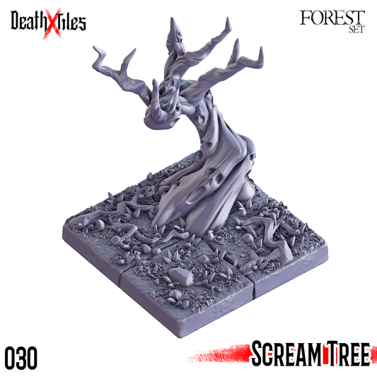 DeathXTiles - Forest Tile 030 Scream Tree