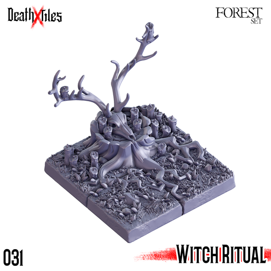 DeathXTiles - Forest Tile 031 Witch Ritual