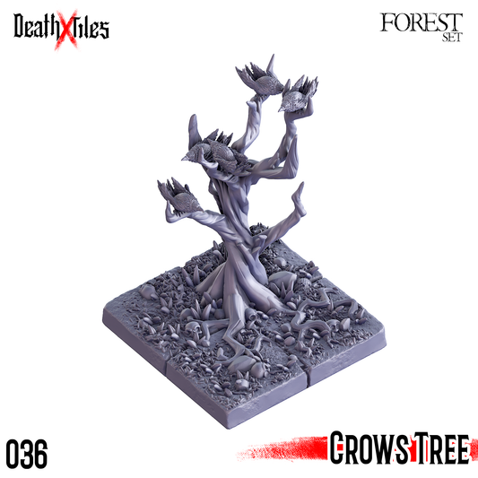 DeathXTiles - Forest Tile 036 Crows Tree