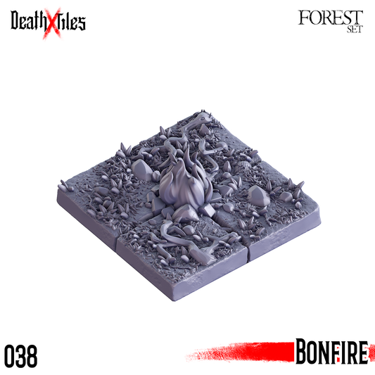 DeathXTiles - Forest Tile 038 Bonfire