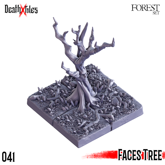 DeathXTiles - Forest Tile 041 Faces Tree