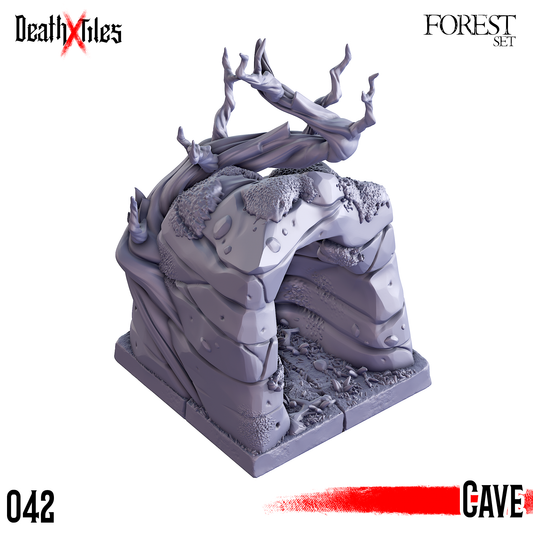 DeathXTiles - Forest Tile 042 Cave