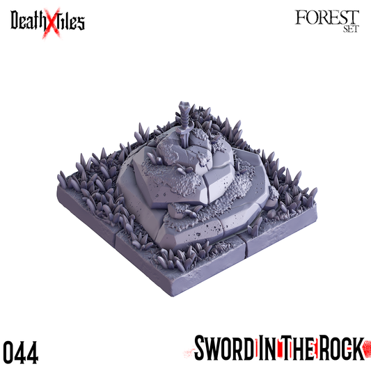 DeathXTiles - Forest Tile 044 Sword in the Rock