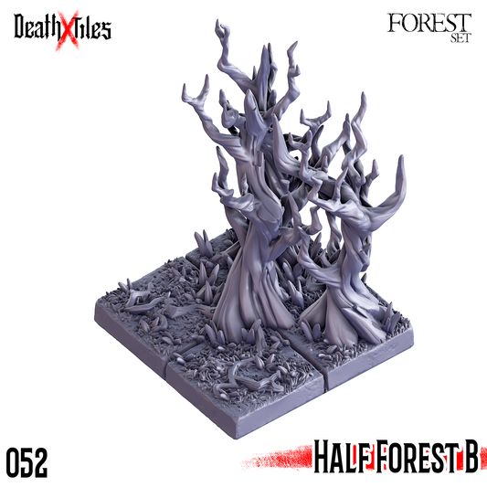 DeathXTiles - Forest Tile 052 Half Forest B