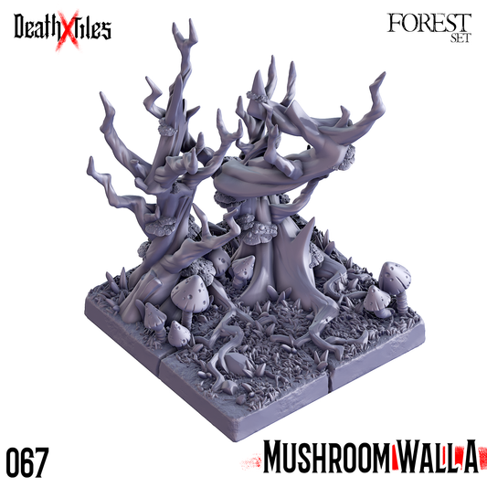 DeathXTiles - Forest Tile 067 Mushroom Wall