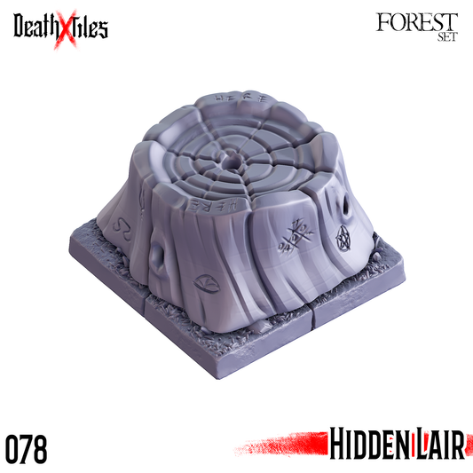 DeathXTiles - Forest Tile 078 Hidden Lair