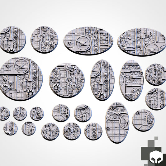 3D Printed Steam Punk Bases-3D Print-Ashdown Gaming