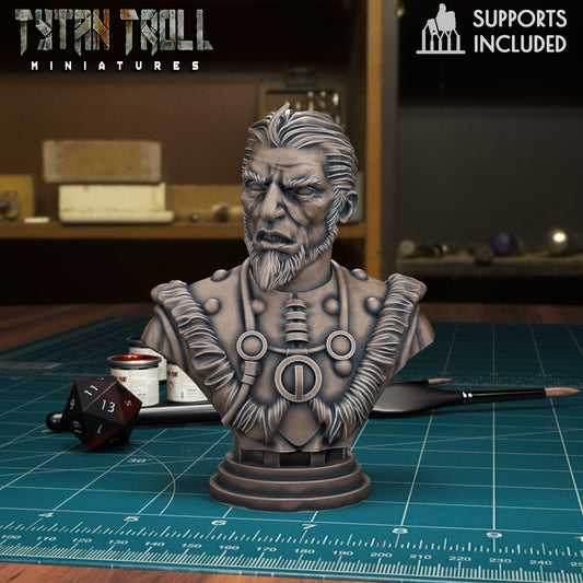 TytanTroll Miniatures: Curse of Strahd - Vargas Bust