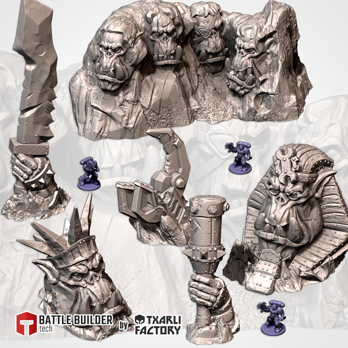 Txarli Factory - Orc Monuments Scenery