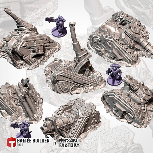 Txarli Factory - Destroyed Tanks