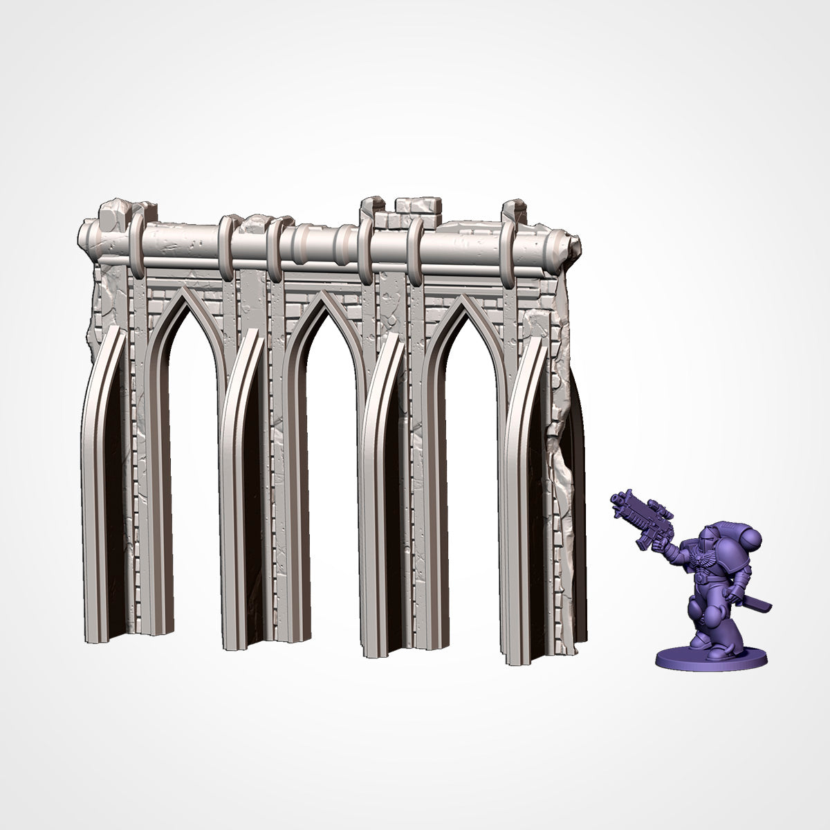 Txarli Factory - City Ruins Scenery Pack (11th Edition Update)
