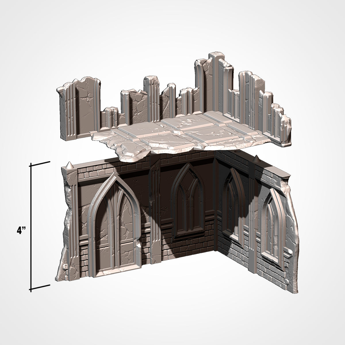 Txarli Factory - City Ruins Scenery Pack (11th Edition Update)