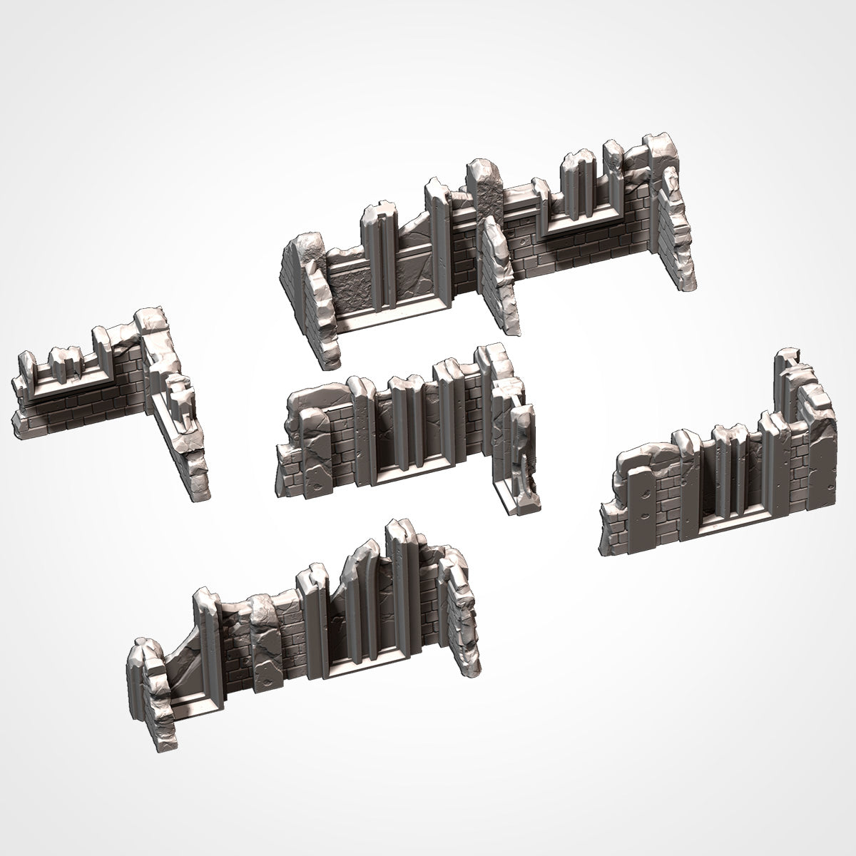 Txarli Factory - City Ruins Scenery Pack (11th Edition Update)