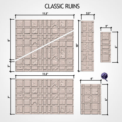 Txarli Factory - City Ruins Scenery Pack (11th Edition Update)