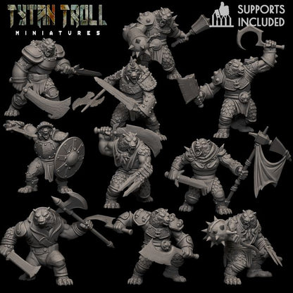 TytanTroll Miniatures - Werebears Set