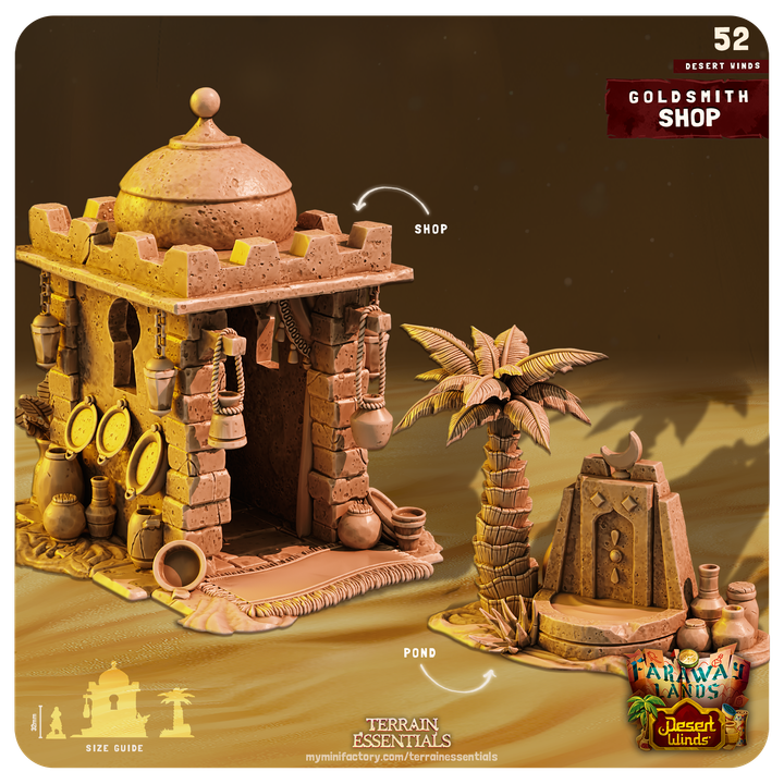 Terrain Essentials 052 - Desert Wilds: Goldsmiths Shop