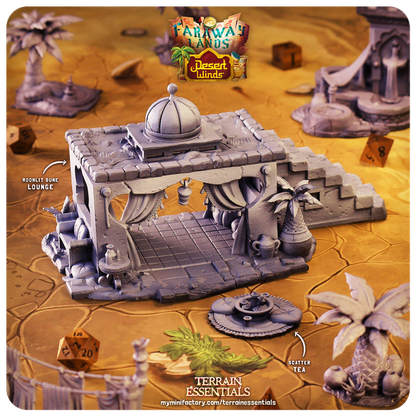 Terrain Essentials 049 - Desert Wilds: Moonlit Dune Lounge