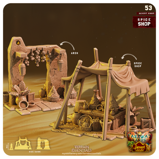 Terrain Essentials 053 - Desert Wilds: Spice Shop