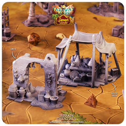 Terrain Essentials 053 - Desert Wilds: Spice Shop