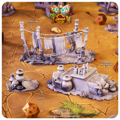 Terrain Essentials 054 - Desert Wilds: Sultans Laundry