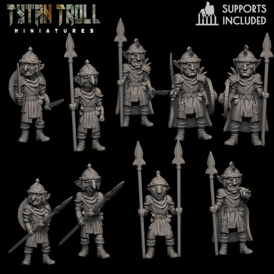 TytanTroll Miniatures - Goblin Guard Set