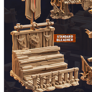 Terrain Essentials 086 - Medieval Tournament: Tournamnent Bleachers