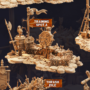Terrain Essentials 087 - Medieval Tournament: Tournamnent Scatter