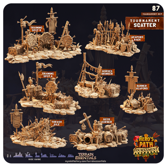 Terrain Essentials 087 - Medieval Tournament: Tournamnent Scatter