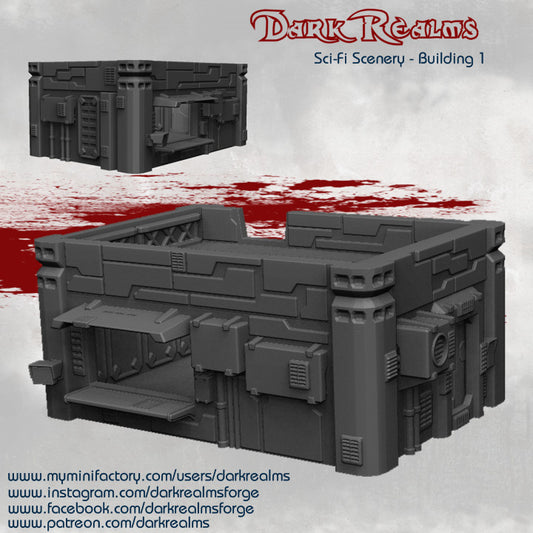 Dark Realms - Sci-Fi Building 1
