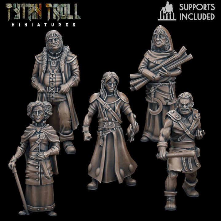 TytanTroll Miniatures - Curse of Strahd Set 4-Miniature-Ashdown Gaming