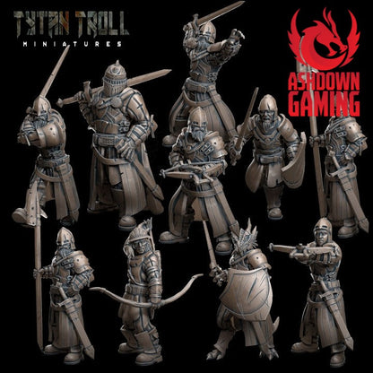 TytanTroll Miniatures - Town Guard Set-Miniature-Ashdown Gaming